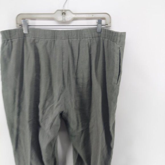 j jill pants ladies size Large linen stretch oversized waist - Picture 8 of 9